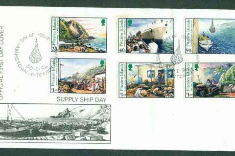 Pitcairn-Is-1996-Supply-Ship-Day-FDC-lot45796