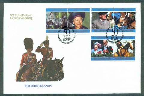 Pitcairn-Is-1997-QEII-Golden-Wedding-FDC-lot45808