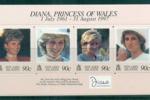 Pitcairn-Is-1998-Princess-Diana-in-Memoriam-MS-MUH-lot81820
