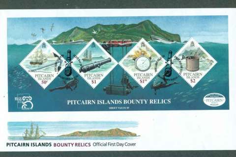 Pitcairn-Is-1999Bounty-Relics-MS-FDC-lot45773