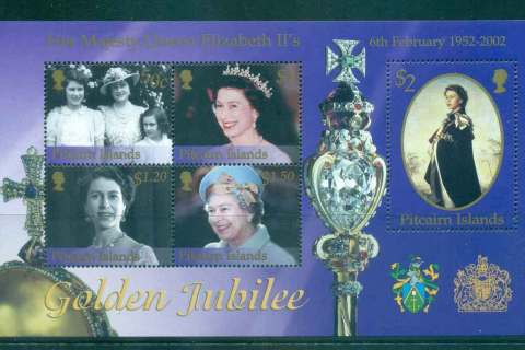 Pitcairn-Is-2002-QEII-Golden-Jubilee-MS-MUH-lot43365