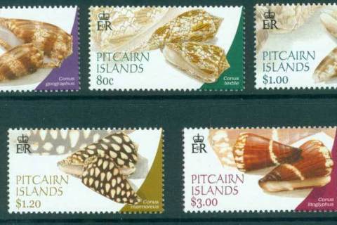 Pitcairn-Is-2003-Cone-Shells-MUH-lot21461