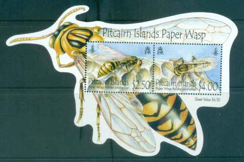 Pitcairn-Is-2011-Paper-Wasp-MS-MUH-lot43355