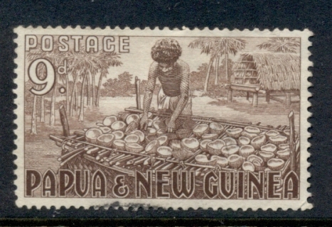 PNG-1952-Copra-Making-9d-FU