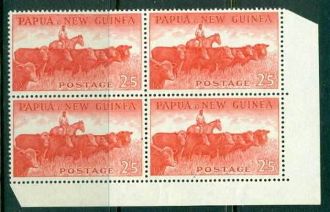 PNG-1958-2-5d-Cattle-Corner-Block-4-MUH-lot21973