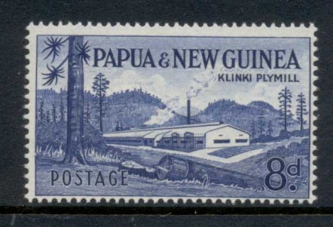 PNG-1958-60-Pictorial-Klinki-Plymill-8d-MLH