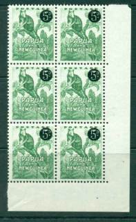 PNG-1959-5d-Surcharged-BLC-Block-6-MUH-lot21984