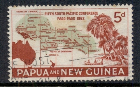 PNG-1962-South-Pacific-Conference-5d-FU