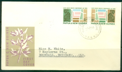 PNG-1965-South-Pacific-Conference-FDC