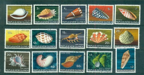 PNG-1968-69-Sea-Shells-CTO-lot71060