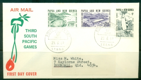 PNG-1969-South-Pacific-Games-FDC