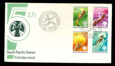 PNG-1975-South-Pacific-Games-FDC-lot51639