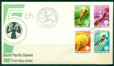 PNG-1975-South-Pacific-Games-FDC