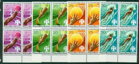 PNG-1975-South-pacific-Games-Blocks-4-MUH-lot22043