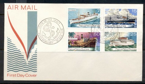 PNG-1976-Ships-FDC