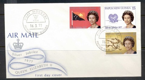 PNG-1977-QEII-Silver-Jubilee-FDC