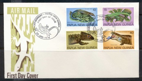 PNG-1978-Skinks-FDC