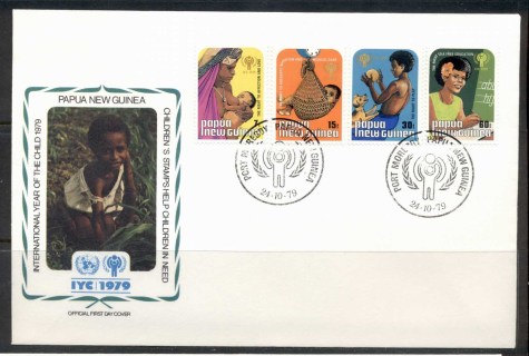 PNG-1979-IYC-International-year-of-the-Child-FDC