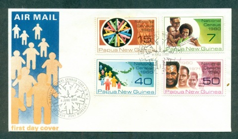 PNG-1980-National-Census-FDC-lot70726