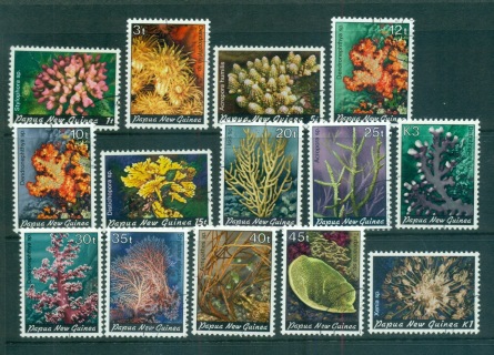 PNG-1982-83-Corals-14-CTO-lot71109