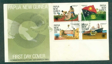 PNG-1982-Commonwealth-day-FDC-lot70683