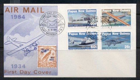 PNG-1984-Airmail-FDC