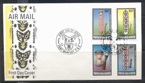 PNG-1984-Ceremonial-Shields-FDC