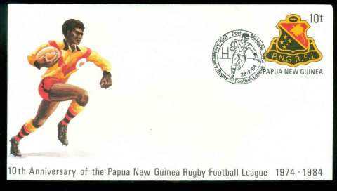 PNG-1984-Rugby-Football-League-PSE-FDC-lot51649