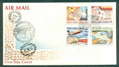 PNG-1985-Centenary-of-the-Post-Office-FDC-lot70689