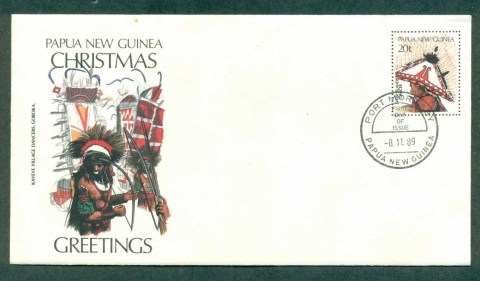 PNG-1989-Xmas-PSE-FDI-lot70780