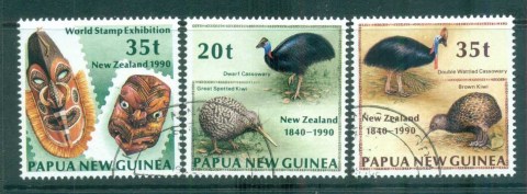 PNG-1990-NZ-Stamp-exhibition-CTO-lot71138