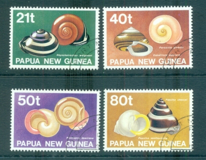 PNG-1990-Snail-Shells-CTO-lot71170