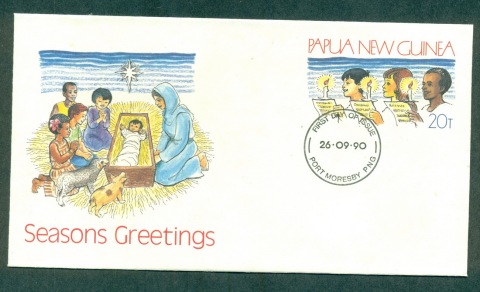 PNG-1990-Xmas-PSE-FDI-lot70782