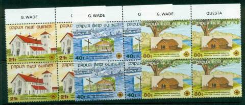 PNG-1991-Churches-Block-4-MUH-lot22054