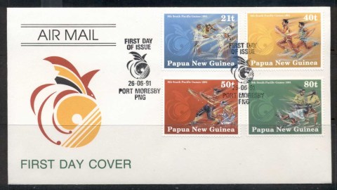 PNG-1991-South-Pacific-Games-FDC