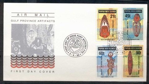 PNG-1992-Gulf-Artefacts-FDC