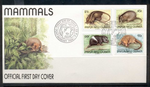 PNG-1993-Mammals-FDC