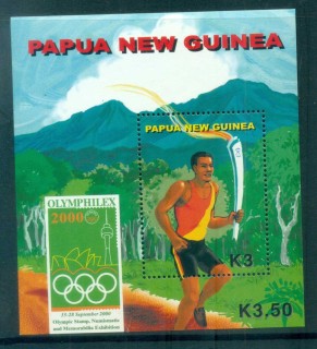 PNG-2000-Olymphilex-MS-MUH-lot80007