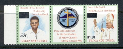 PNG-2001-Beatification-of-Peter-to-Rot-Surch-50t-pr-label-MUH