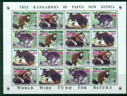 PNG-2003-Tree-Kangaroo-Sheetlet-MUH-lot22132