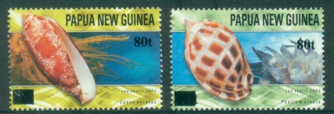 PNG-2006-Surcharges-Shells-MUH