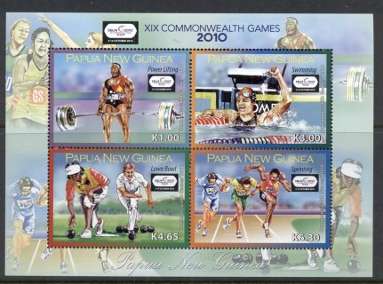 PNG-2010-Commonwealth-Games-sheetlet-MUH