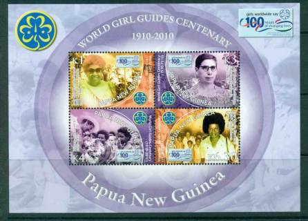 PNG-2010-Girl-Guides-Sheetlet-MUH-Lot26938