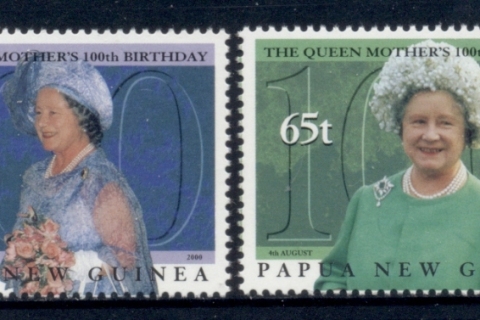 PNG-2000 Queen Mother 100th Birthday