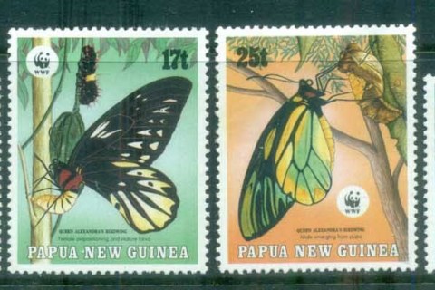 PNG-1988 WWF Queen Alexandra\'s Butterfly