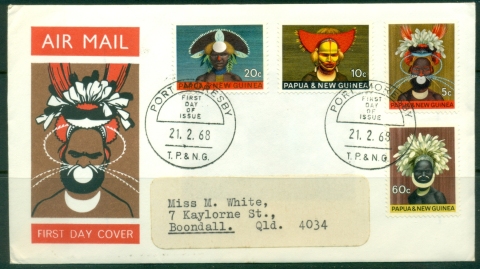 PNG-1968-Headdresses-FDC