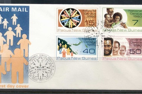 PNG-1980-Census-FDC