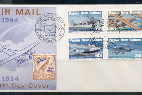 PNG-1984-Airmail-FDC
