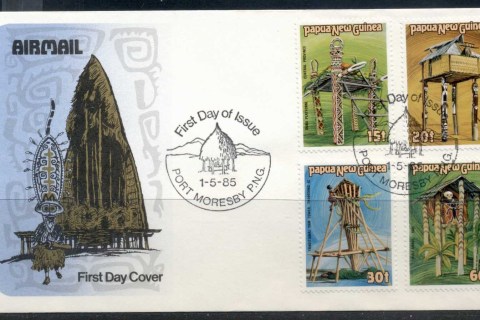 PNG-1985-Ceremonial-Structures-FDC