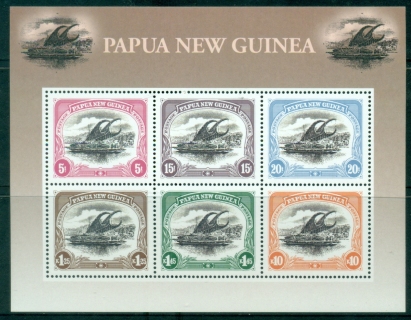 PNG-2002-The-100th-Anniversary-of-the-First-Papuan-Stamps-2001-MS-MUH